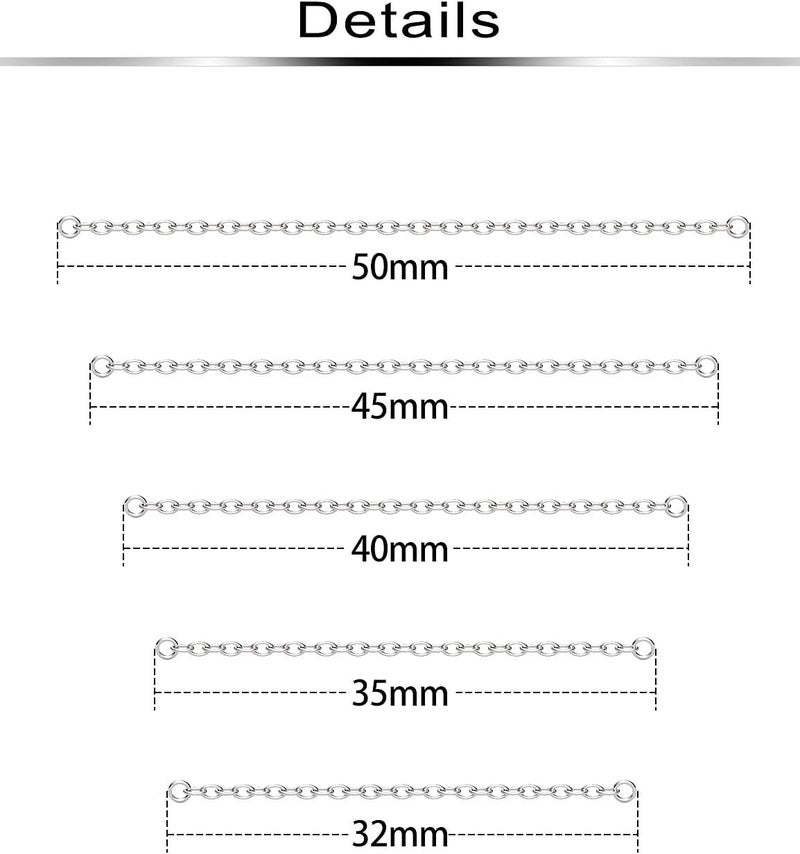 Ftovosyo Nose Ring Chain Nose Chain Piercing Across Nose Piercings Stainless Steel Nose Studs with Chain Nose Piercing Jewelry Double Nose Rings for Women Men - Image 2